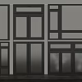 Casement Windows In Various Modern Designs With Black Frames And Clear Glass