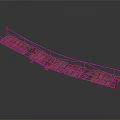 Traditional Wooden Suspension Bridge Design With Rope Railings And Wooden Planks