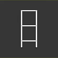 Silver Metal Three Tier Shelving Unit With Modern Minimalist Design For Storage