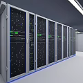 Cabinet Data Room Optical Fiber Distribution Frame Micro Modular Digital Machine Room Power Distribution Cabinet Huawei Cabinet Server Air Conditioning Gas Fire Extinguishing Dynamic Ring Monitoring 3d model