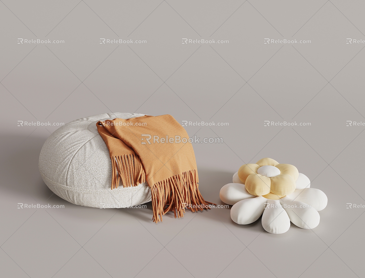 Modern pillow 3d model