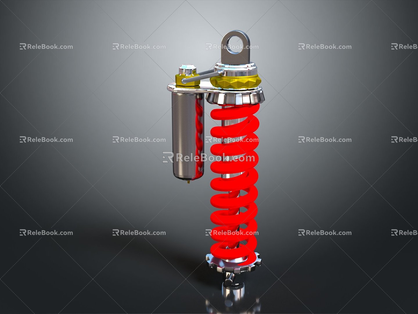 Modern shock absorber buffer spring tool model