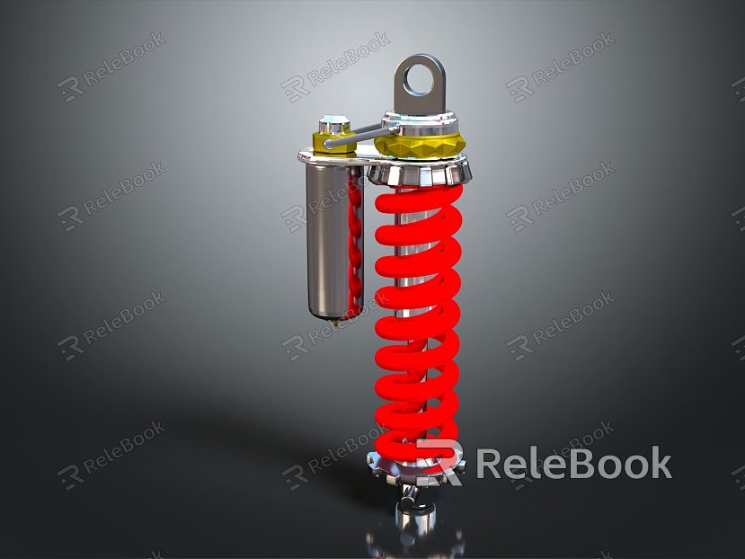 Modern shock absorber buffer spring tool model