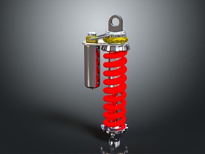 Modern shock absorber buffer spring tool model