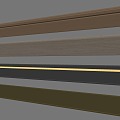 Modern skirting skirting metal skirting 3d model