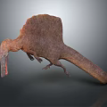 Realistic Spinosaurus Dinosaur Model With Sail Back And Long Snout In Dynamic Pose