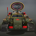 Anti-aircraft gun anti-aircraft vehicle radar vehicle radar detection vehicle reconnaissance vehicle survey vehicle monitoring vehicle low face number low model simple model game film and television level super realistic 3d model