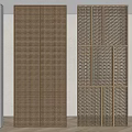 Wind Screen Partition Middle Ancient Wind Screen Partition New Chinese Style Partition Bamboo Screen Woven Partition Modern Screen Entrance Partition 3d model