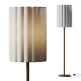 Folia Floor Lamp Fabric Floor Lamp Artistic Floor Lamp Creative Floor Lamp 3d model