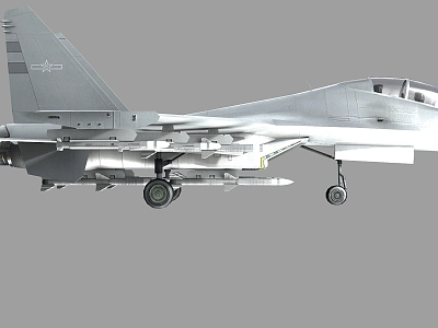 PBR J16 J-16 Chinese Air Force J-16 Low Visual Painting J16 Su30 J-11BS Two-Seat 3d model