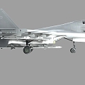 PBR J16 J-16 Chinese Air Force J-16 Low Visual Painting J16 Su30 J-11BS Two-Seat 3d model