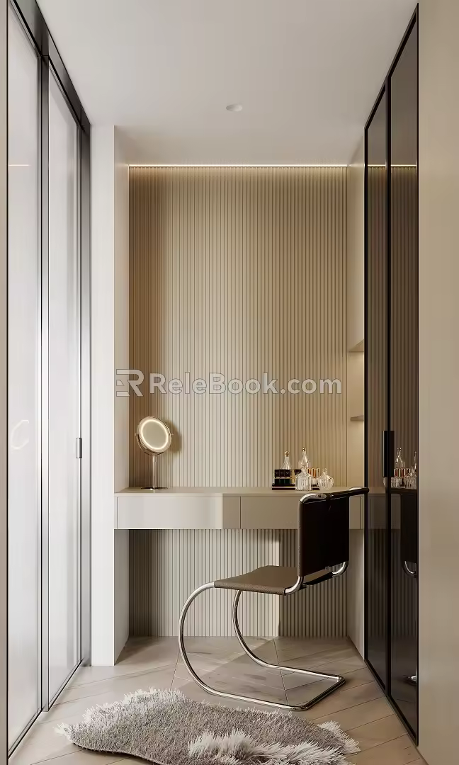 Modern Cloakroom 3d model