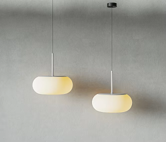 Art chandelier modern chandelier paper lamp ball lamp dining room lamp 3d model