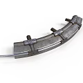 Sturdy Industrial Arc Shaped Metal Mechanical Equipment With Bolted Structure