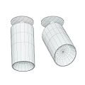 Modern Black And White Downlights Spotlights For Indoor Lighting Fixtures