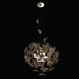 Chandelier lamp chandelier ceiling lamp fashion simple household appliances lighting home lampshade 3d model