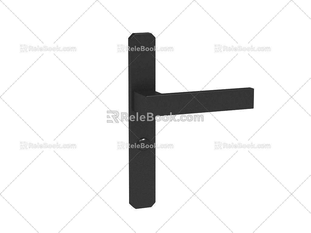 Modern Door Handle 3d model