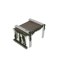 White Frame Pergola With Green Vines On Columns And Top Structure