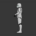 Modern robot clone soldier clone man soldier 3d model