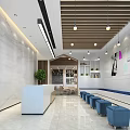Modern Restaurant Open Layout With Wooden Ceiling Pendant Lights Green Plants And Wooden Tables Chairs