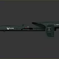 Military Unmanned Drone With Long Wing And Sensor Pod Aerodynamic Design