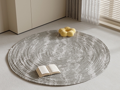 Round carpet model