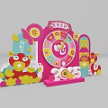 2025 Lunar New Year Interactive Zone With Fortune Wheel And Tiger Decorations