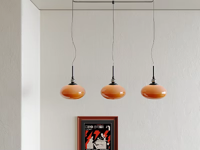 Modern Middle Style Chandelier Restaurant Chandelier Middle Ancient Restaurant Chandelier Bauhaus Chandelier Bauhaus Restaurant Chandelier 3d model