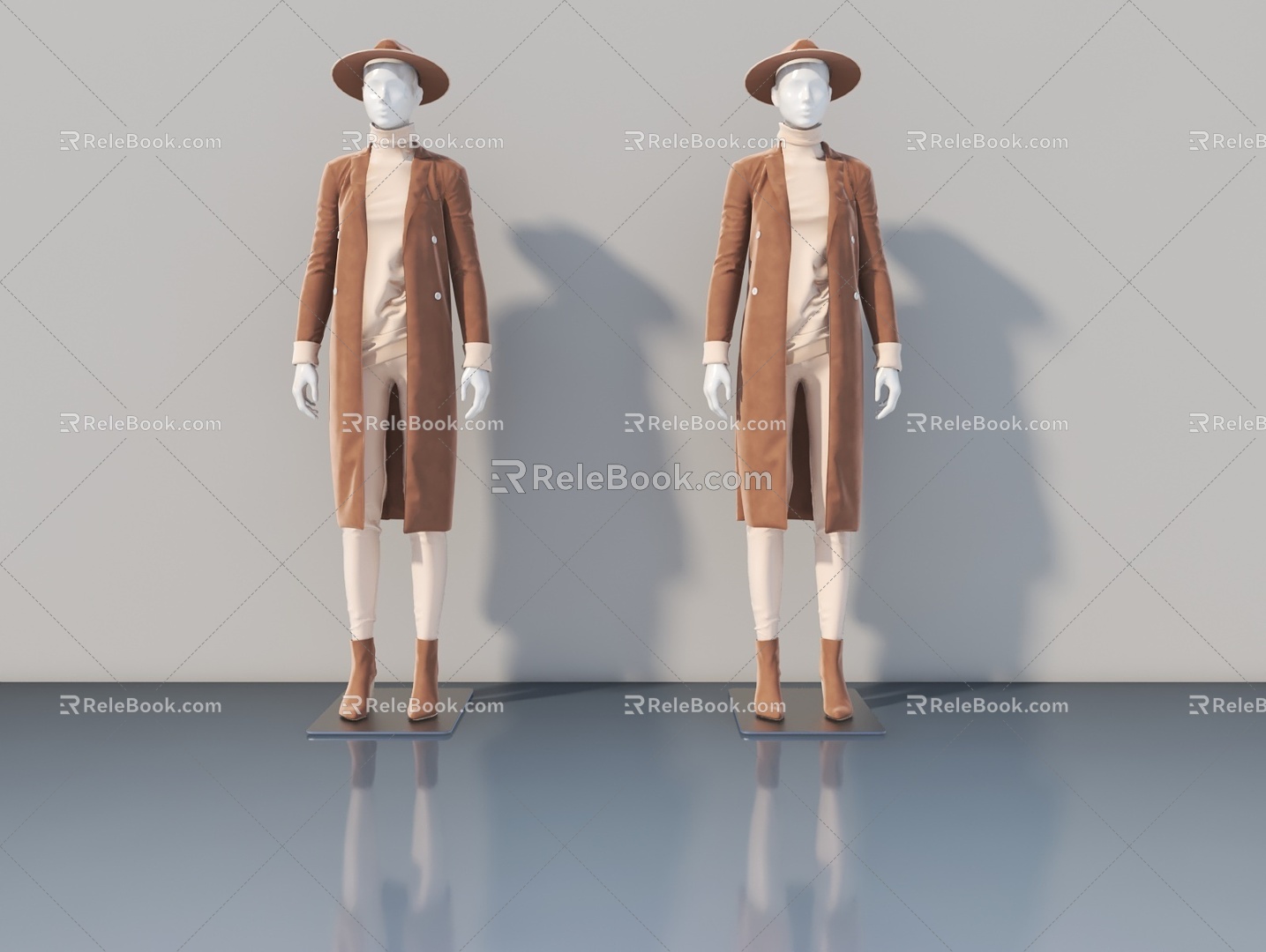 Clothing collocation 3d model