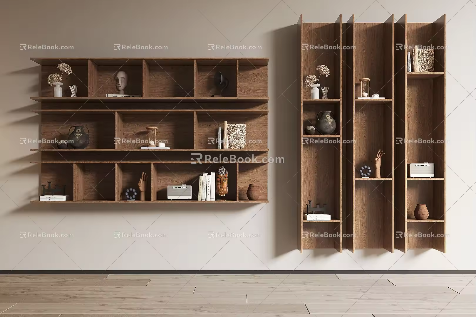 Modern Storage Rack 3d model