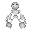 Modern Robot Toy Robot 3d model