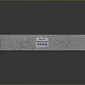 Comfortable Modern Mattress With Blue Grid Pattern Surface And Gray Border