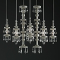 Modern chandelier 3d model