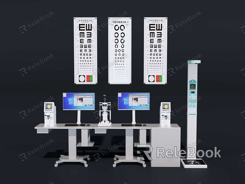 Vision testing instrument Vision testing table Height measurer Physical examination instrument model