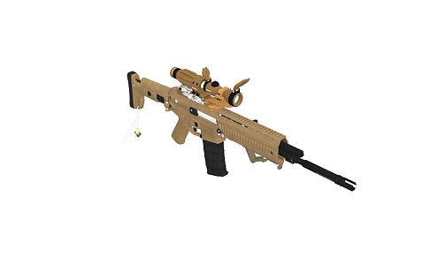 assault rifle automatic rifle military firearms submachine gun machine gun submachine gun light automatic machine gun military weapons 2018288915 3d model