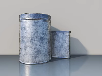 Modern Metal Flush Door With Blue Silver Patina Texture For Home Interior 3d model