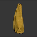 Yellow Fabric Drawstring Storage Bag For Daily Household Use And Organization