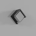 Square Modern Outdoor Wall Mounted Light Fixture With Warm Glow For Exterior