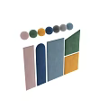 Wall Decorative Panels in Multiple Colors and Shapes for Interior Decoration