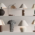 Quiet Ancient Table Lamp Desk Lamp Reading Lamp 3d model