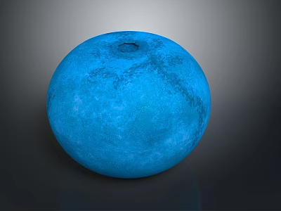 Blue Textured Sphere Daily Life Decorative Home Item With Modern Design 3d model