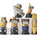 Modern Toy Minions Toy Ornaments 3d model