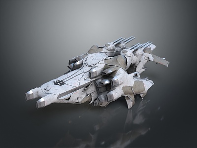 Modern fighter sci-fighter sci-fighter space fighter 3d model