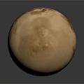 Cosmic Exploration Of Pluto Dwarf Planet With Surface Features And Celestial Details