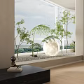 Modern Living Dining Room Interior With Grand Piano White Sofa And Floor To Ceiling Windows
