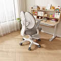 Kids Study Desk With Ergonomic Chair And Bookshelf For Children Learning Space