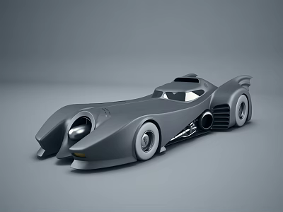 Modern Batmobile 3d model