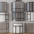 Various Casement Windows Designs With Modern Frames And Tempered Glass Panels