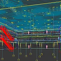 Spacious Modern Shopping Mall Atrium With White Wavy Ceiling Multiple Floors And Escalators