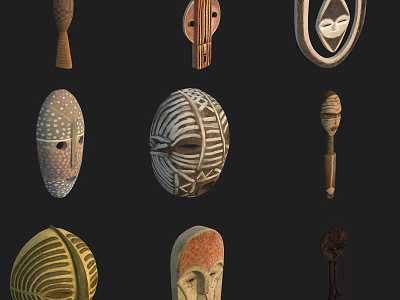 Arts and crafts ornaments 3d model